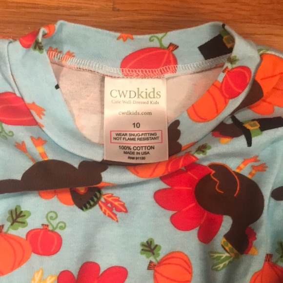 EUC Thanksgiving Pajamas - Picture 3 of 6